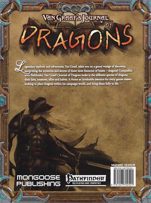 Pathfinder - Van Graals Journal of Dragons (B Grade) (Used) (Eng)